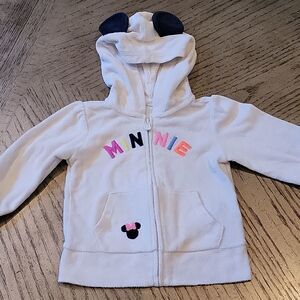 Minnie Mouse zip up jacket size 2 Baby Gap